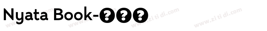 Nyata Book字体转换